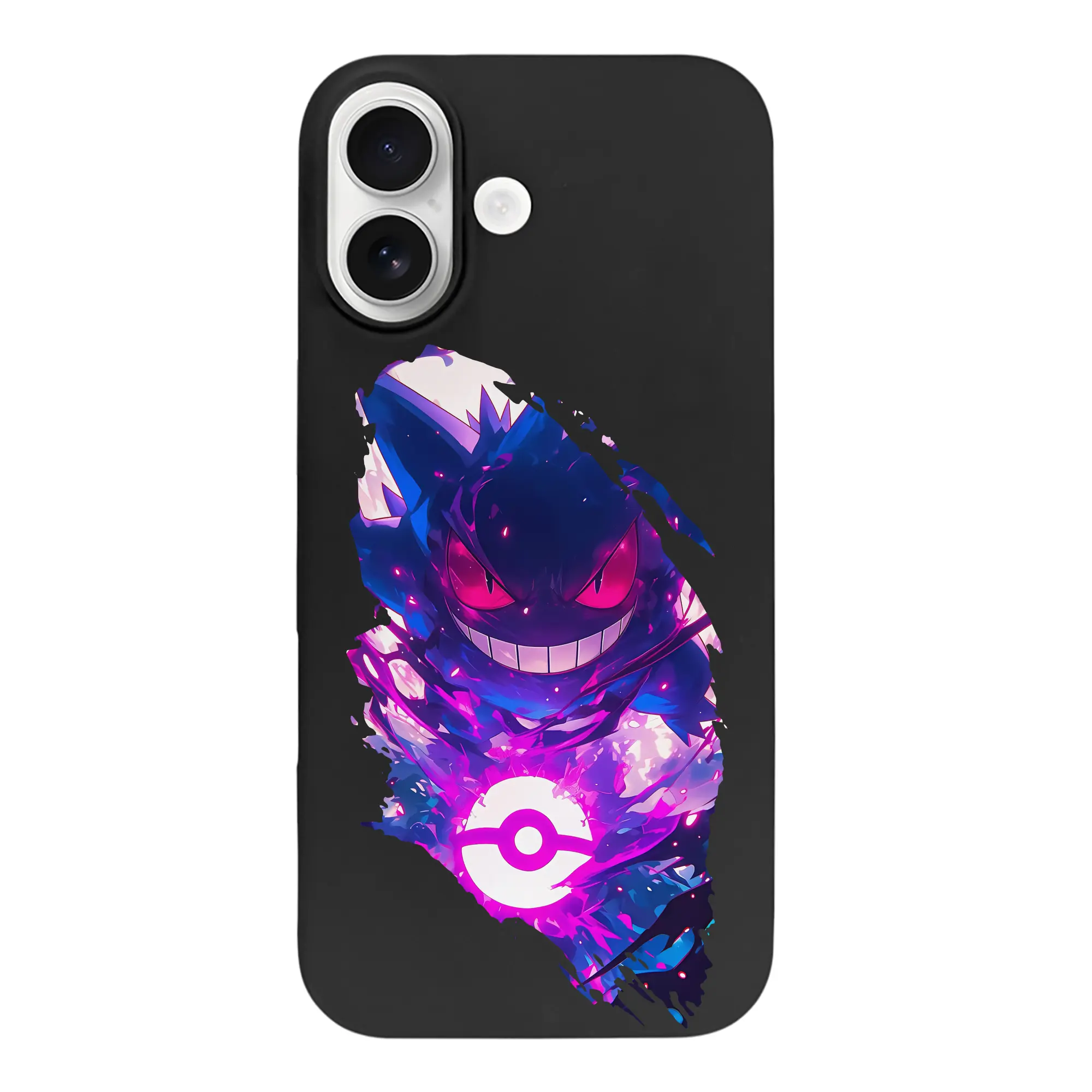 ポケモン グッズ,ゲンガー - iPhone 17 シリーズ シリコンケース 薄型 耐衝撃 指紋防止 ソフトタッチカバー 精密フィット 傷防止 保護ケース iPhone 17/17 Air/17 Pro/17 Pro Max 対応